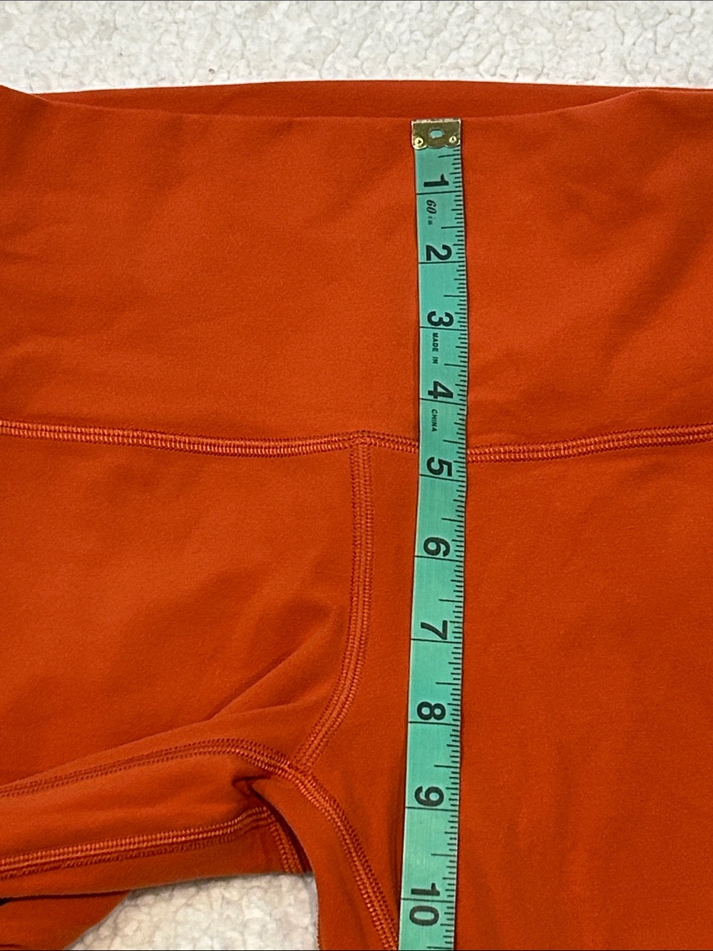 Lululemon Align High Rise Crop size 4 Canyon Orange Athleisure Gym Workout - Picture 11 of 12